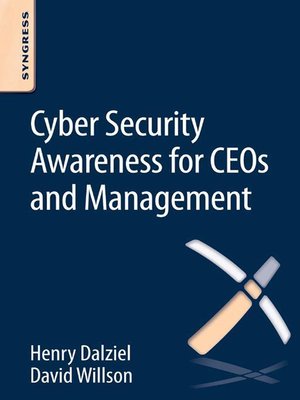 cover image of Cyber Security Awareness for CEOs and Management